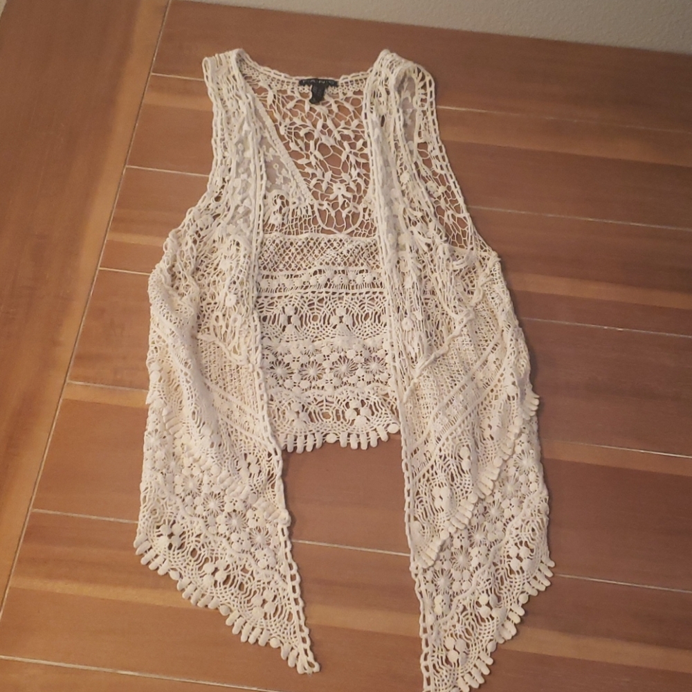Crochet vest
